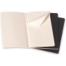 Блокнот MOLESKINE Cahier Journal Large, клетка, чёрный QP317